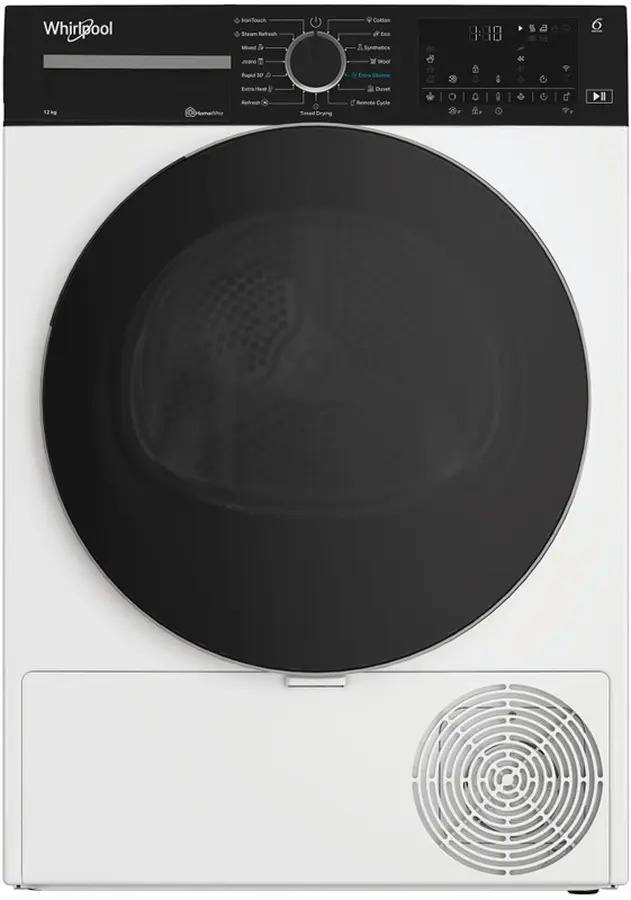 Masina de uscat rufe Whirlpool WP E12X WBS EE (White/Black)