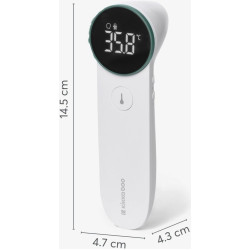 Termometru digital fara contact KikkaBoo 31303040122 (White/Mint) Thumb