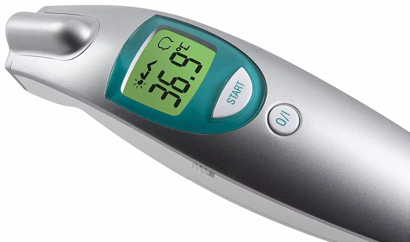 Termometru cu infrarosu fara contact Medisana FTN (Silver)