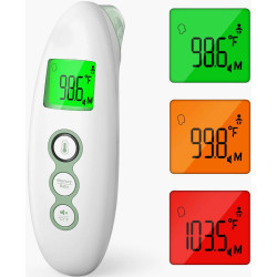 Termometru digital fara contact Momcozy TH001-GE00BA-A (White/Green) Thumb