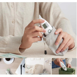 Termometru digital fara contact Momcozy TH001-GE00BA-A (White/Green) Thumb