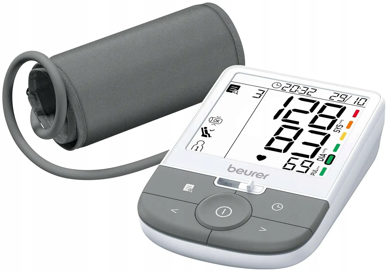 Tensiometru automat Beurer BM53 (White/Grey)