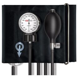 Tensiometru mecanic cu stetoscop Dr.Frei A-40 Classic (Black)