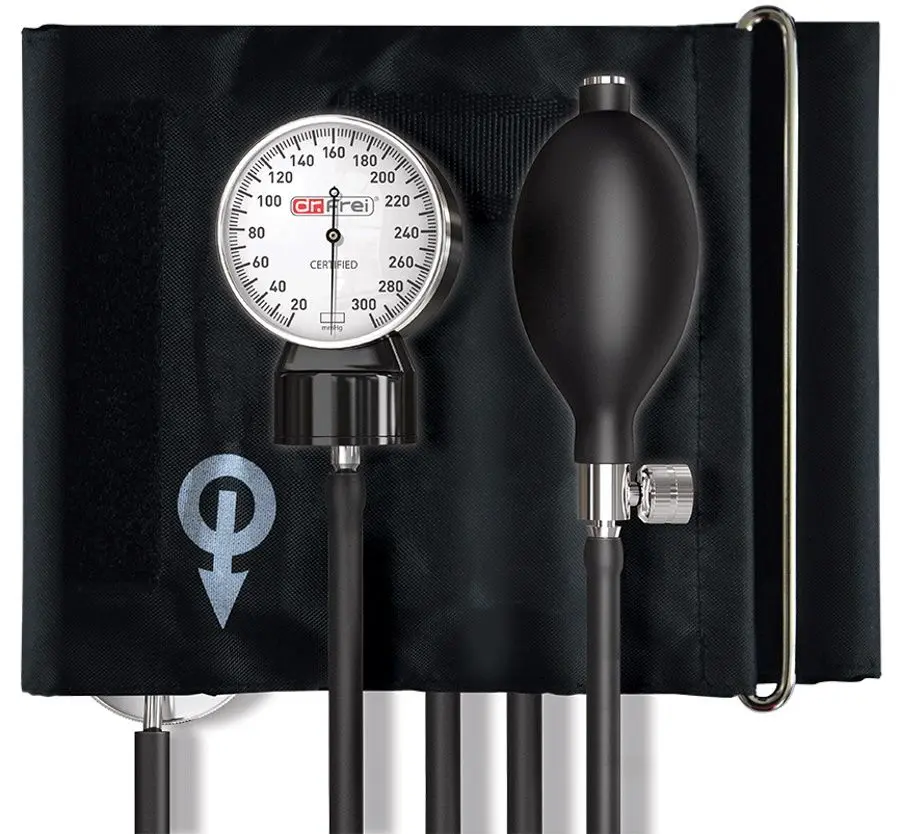 Tensiometru mecanic cu stetoscop Dr.Frei A-40 Classic (Black)