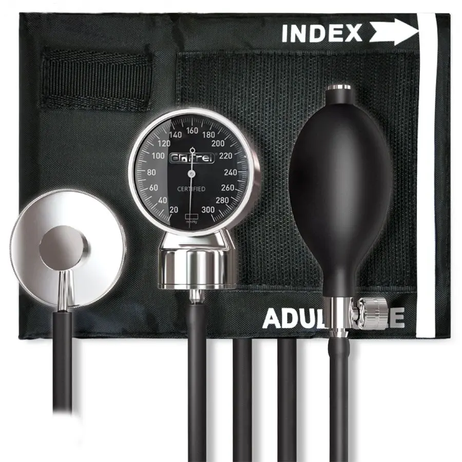 Tensiometru mecanic cu stetoscop Dr.Frei A-30 Premium (Black)