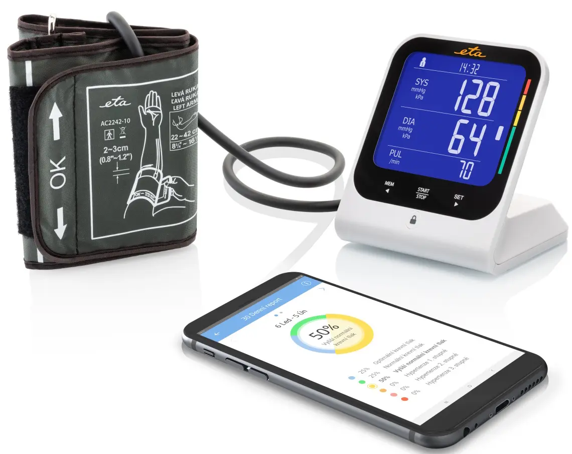 Tensiometru ETA Smart 4297 90000 (White/Black)