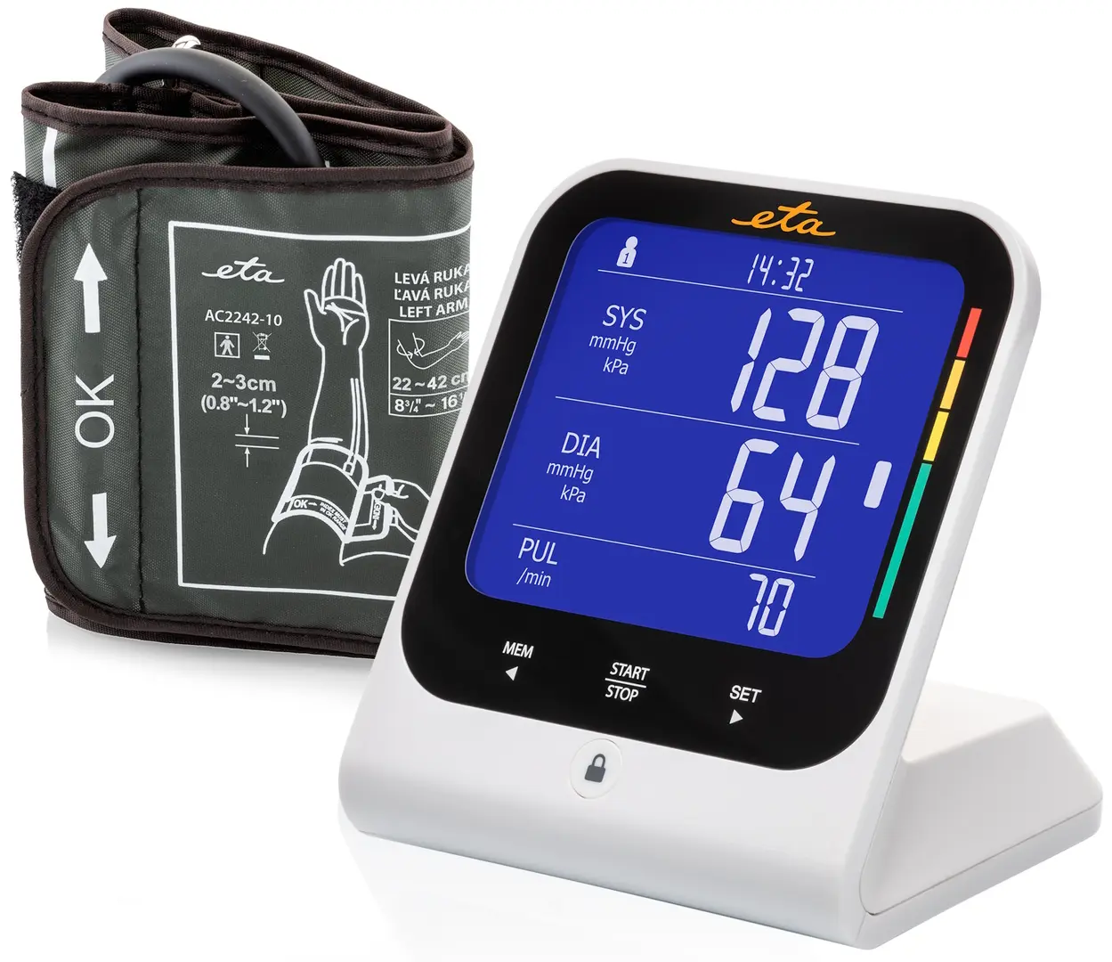 Tensiometru ETA Smart 4297 90000 (White/Black)