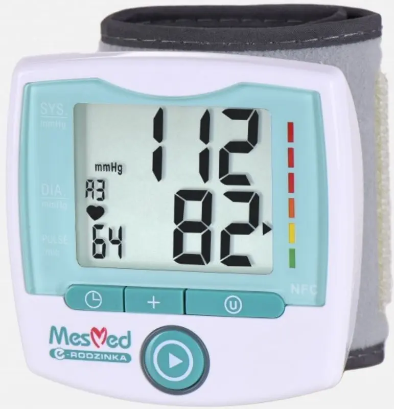 Tensiometru automat Mesmed NFC Erinte MM-245 (White/Turquoise)