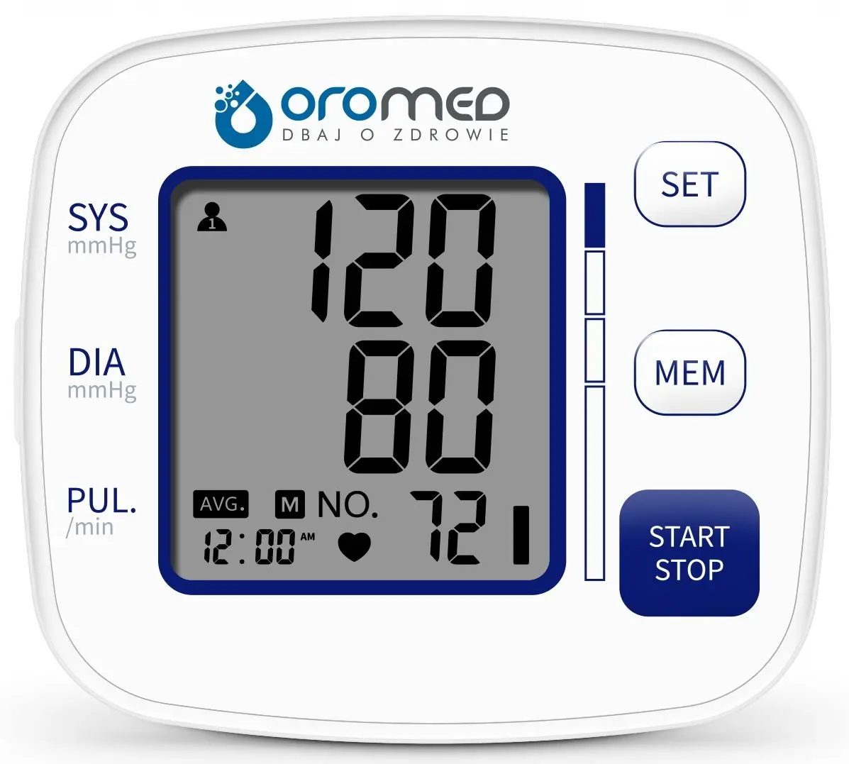 Tensiometru automat OroMed Oro-BP Smart (White)