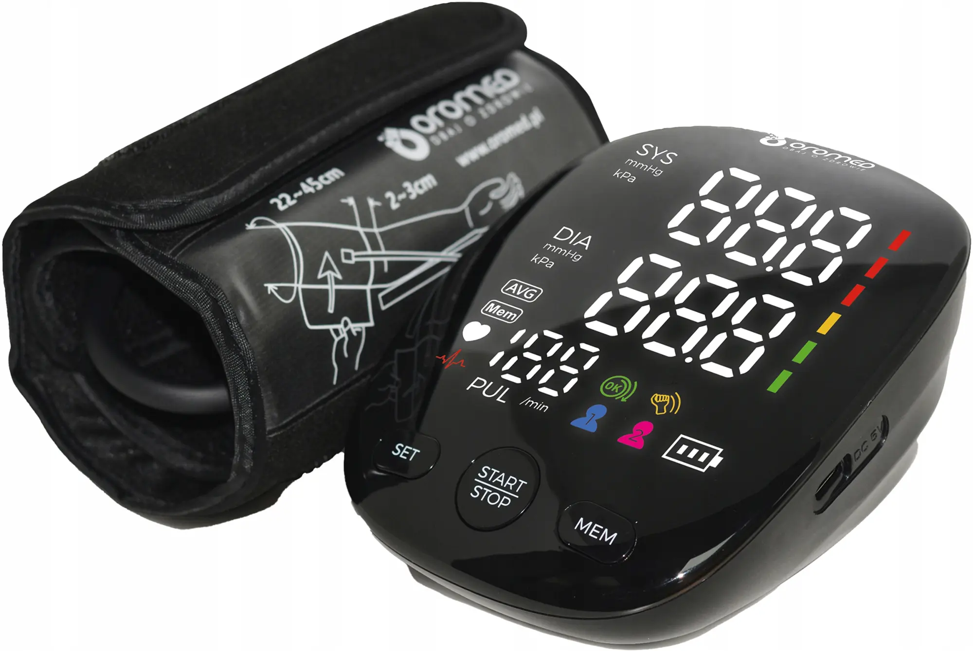 Tensiometru OroMed ORO-N14 Comfort (Black)