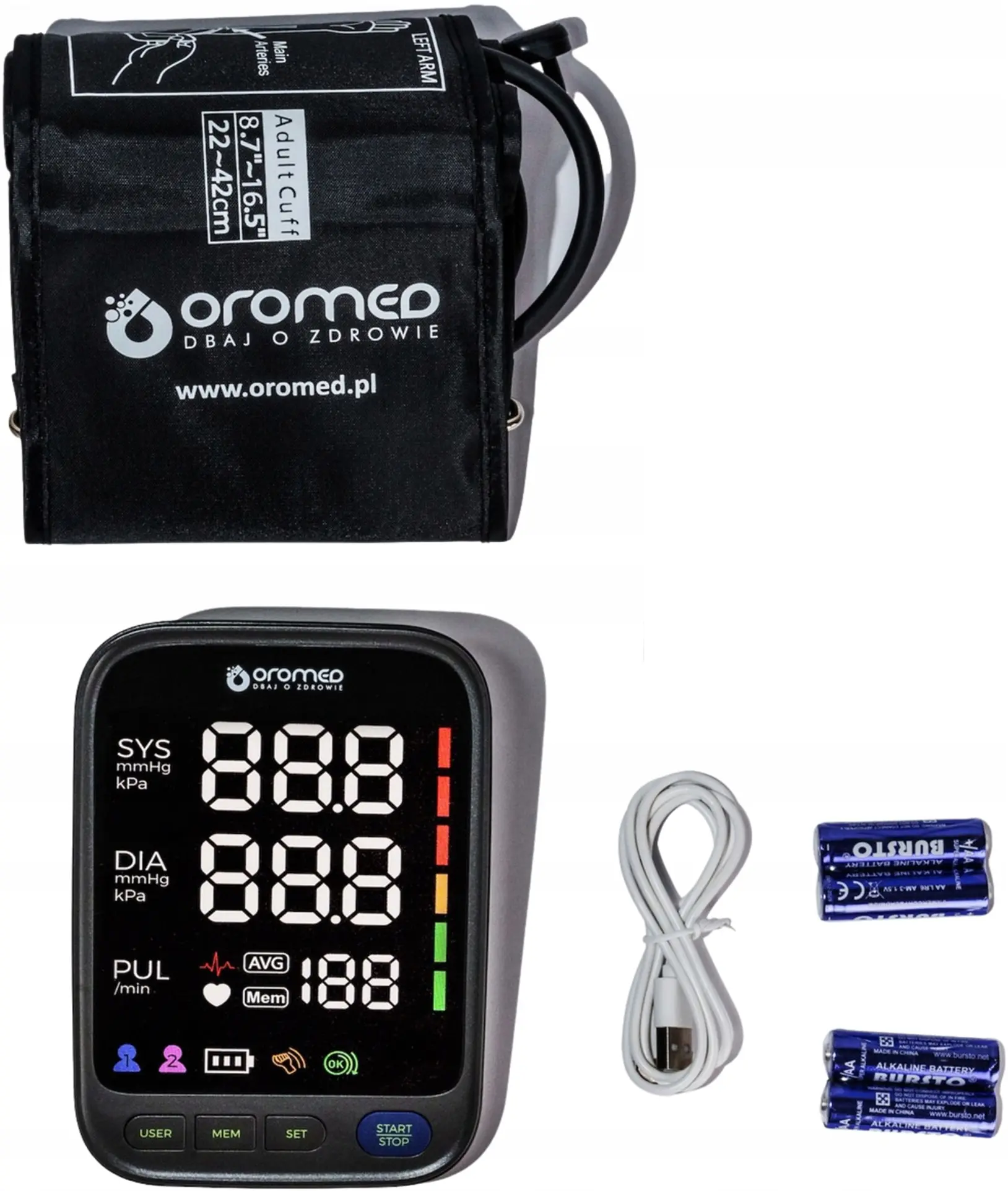 Tensiometru OroMed ORO-N15 Professional (Black)