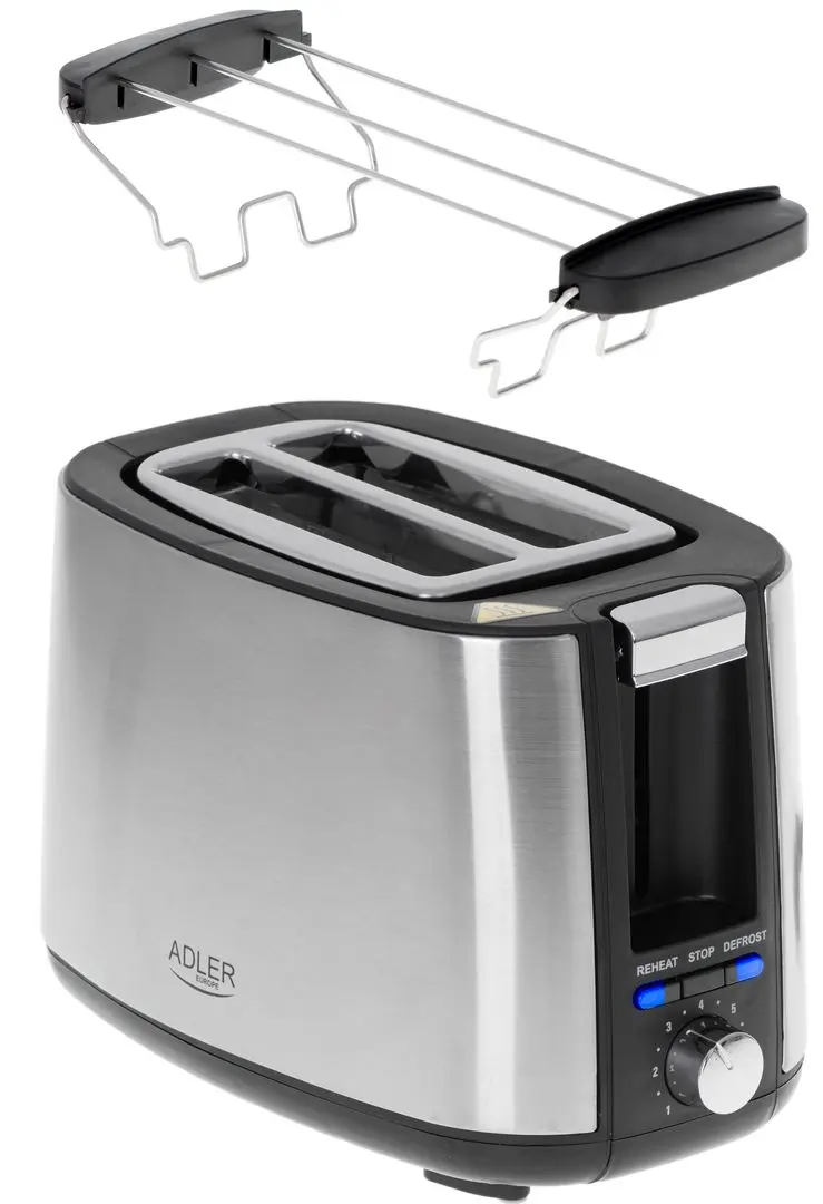 Toaster Adler AD 3214 (Inox/Black)
