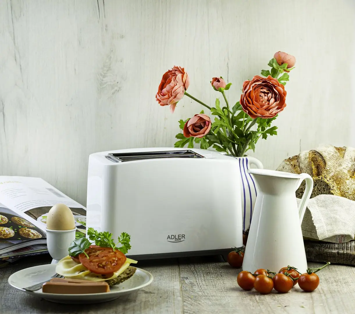 Тостер Adler AD 3216 (White/Grey)