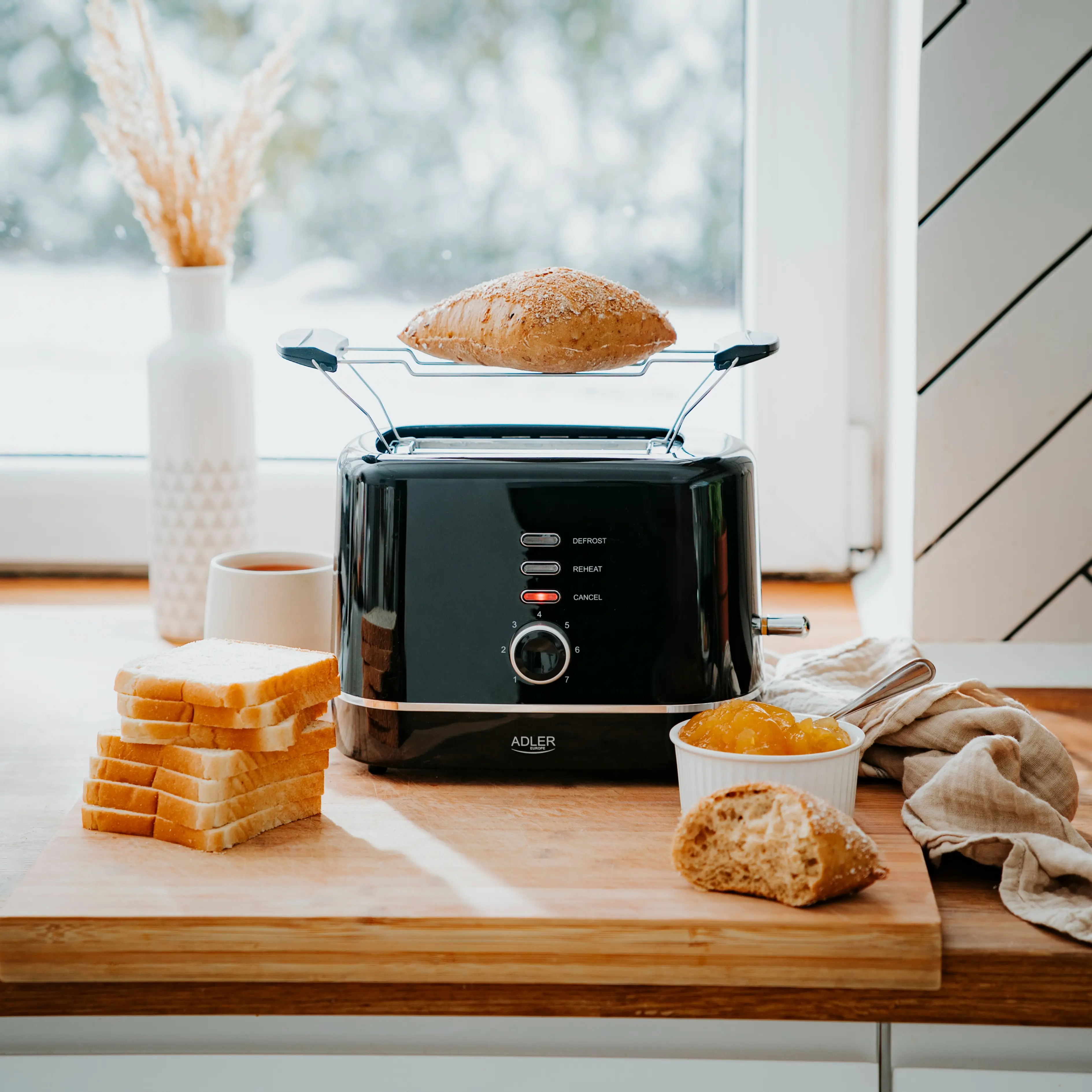 Prajitor de paine Adler AD 3224 (Black) - 10