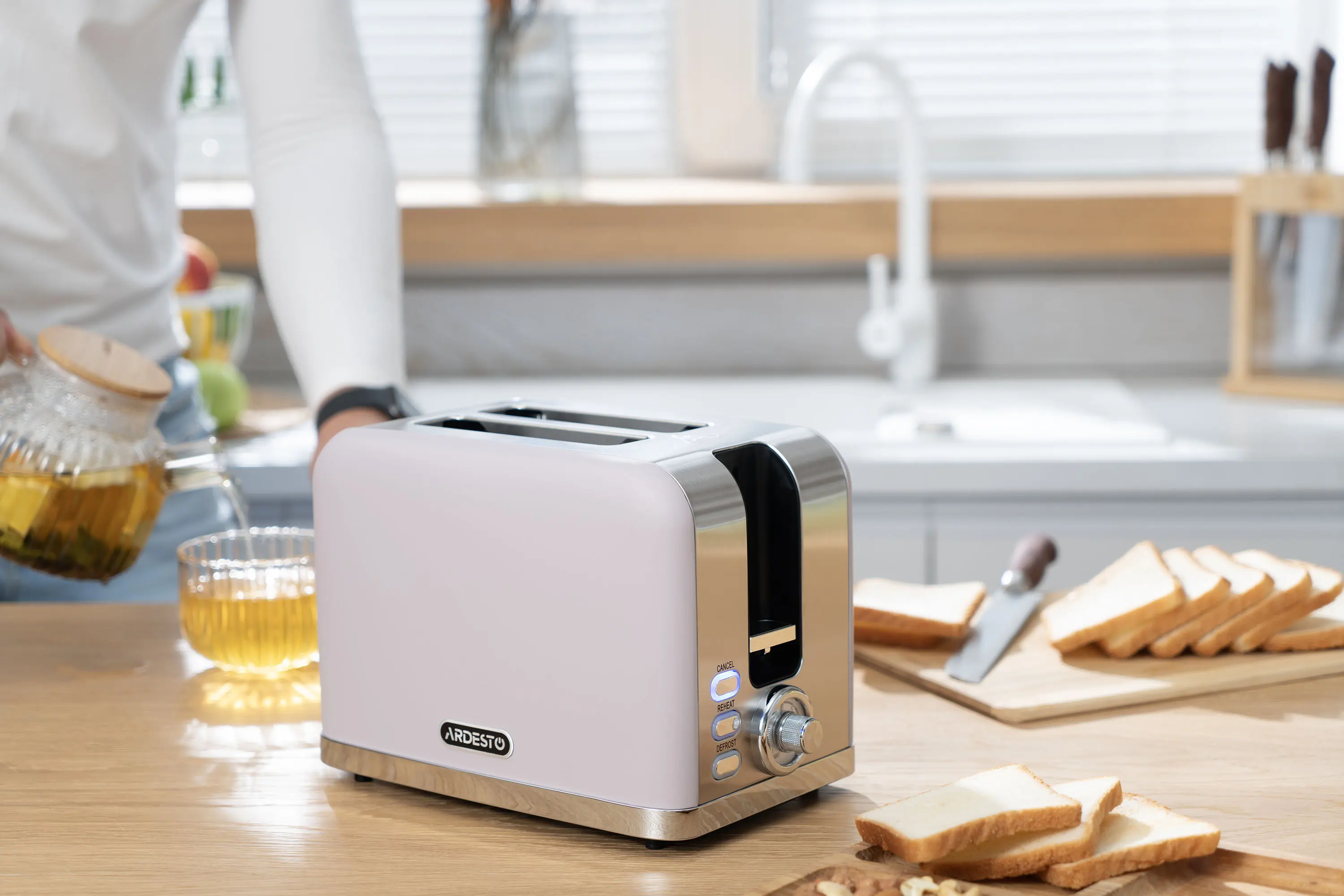 Тостер Ardesto T-F500L (Violet/Silver)