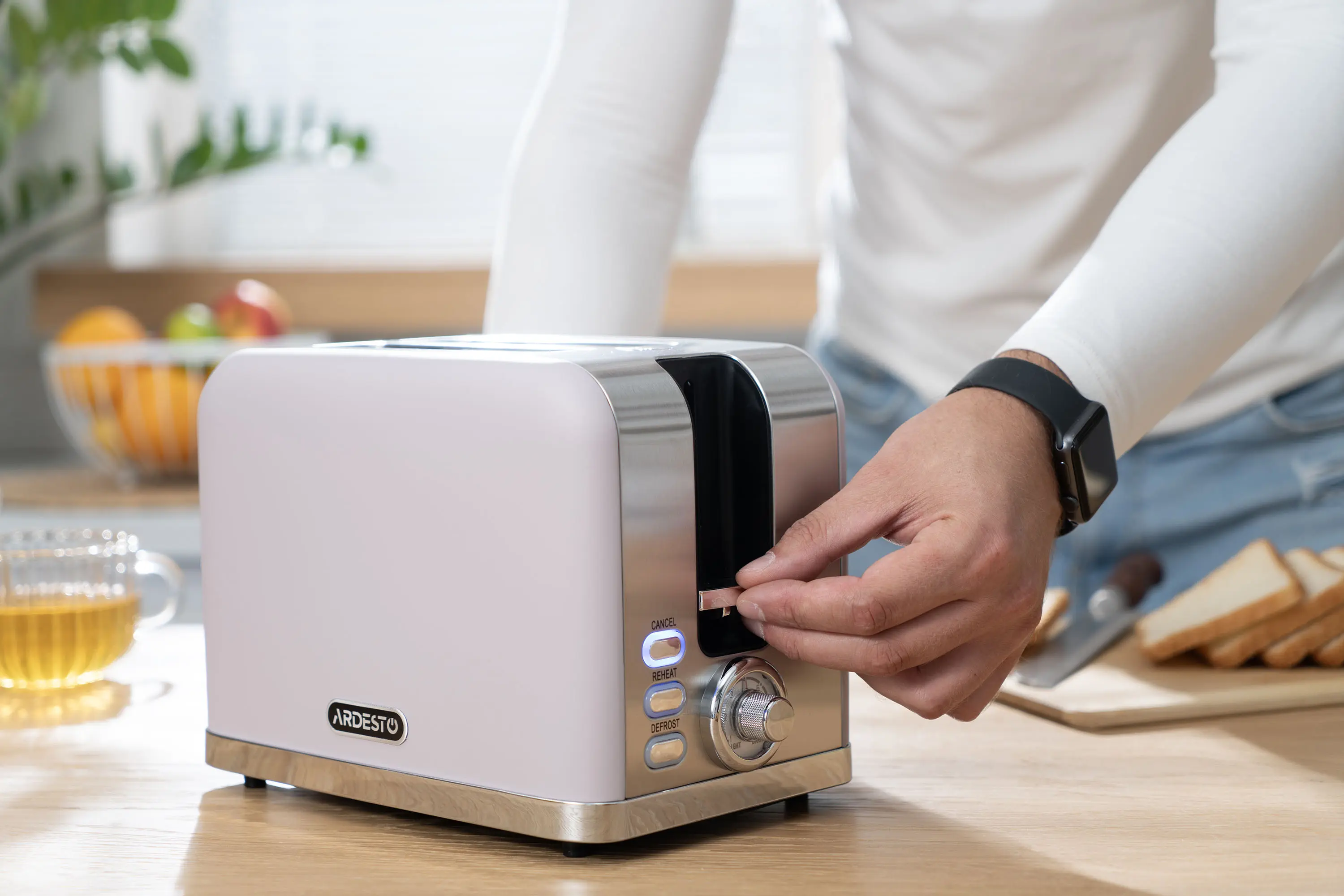 Тостер Ardesto T-F500L (Violet/Silver)