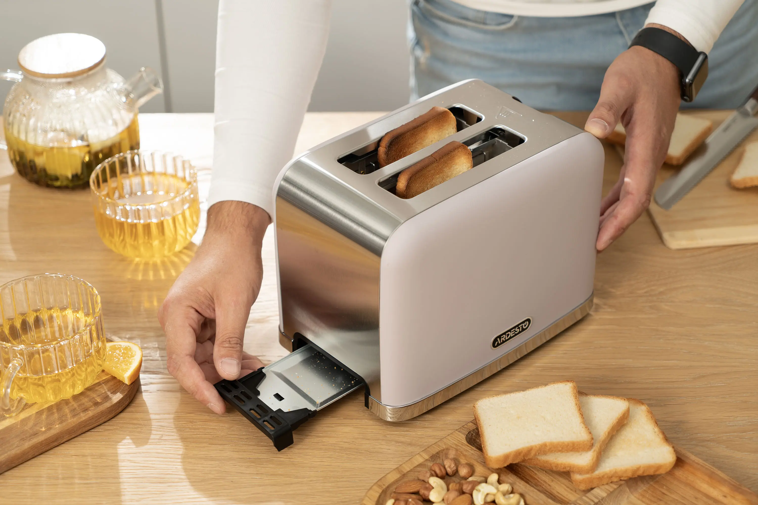 Тостер Ardesto T-F500L (Violet/Silver)