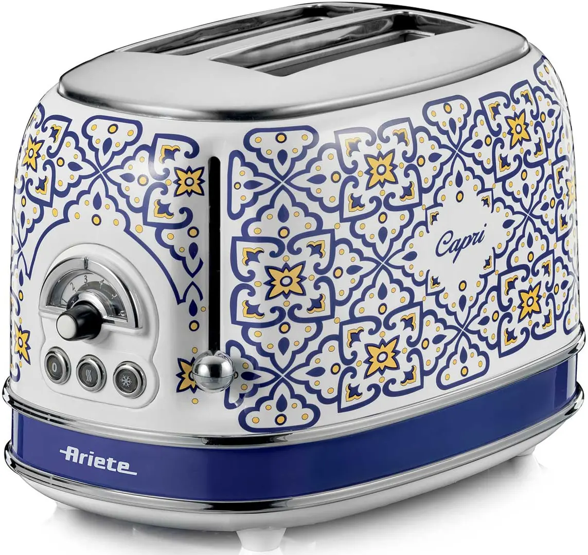 Prajitor de paine Ariete Capri 0155 (White/Blue)