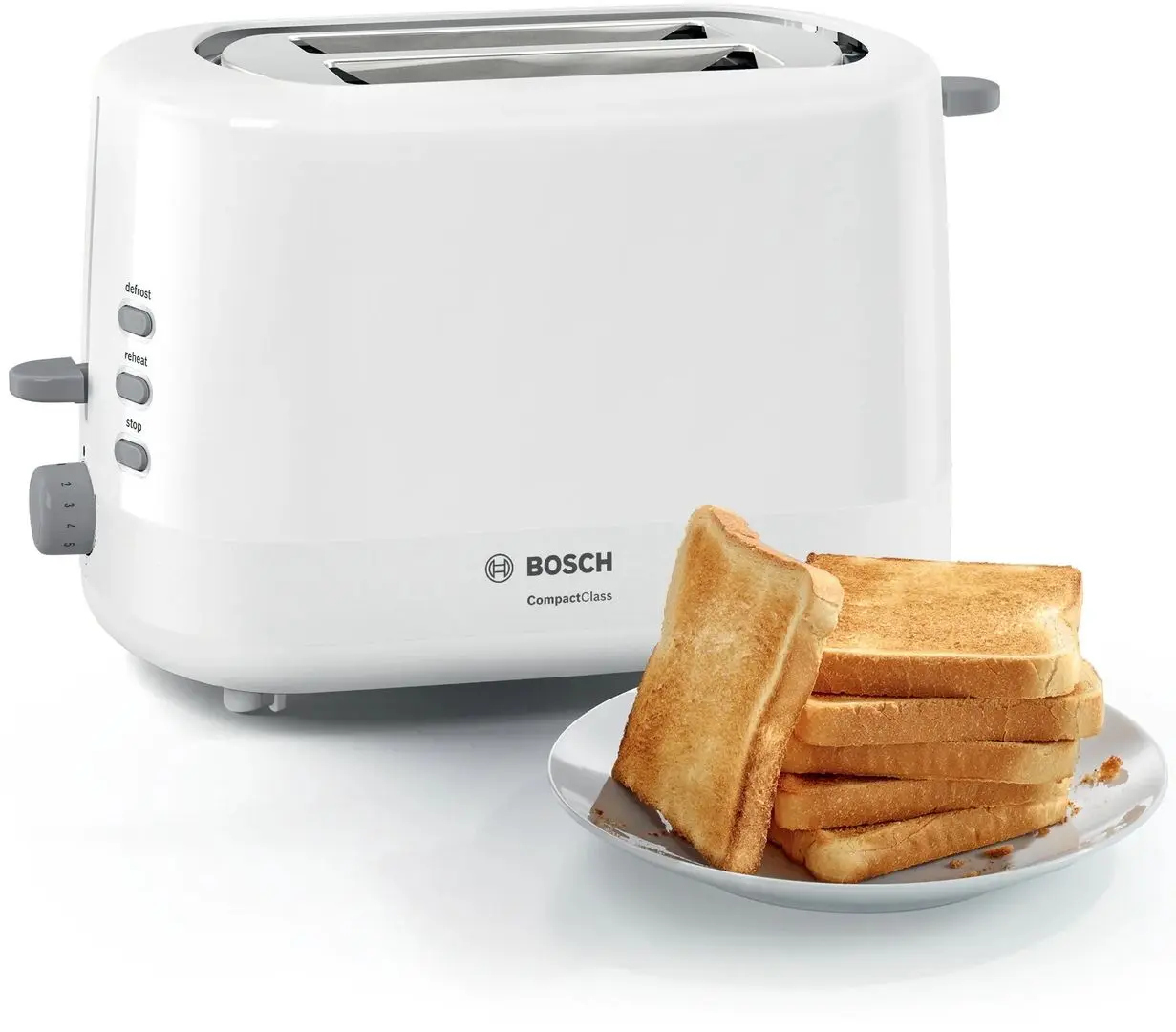 Toaster Bosch Compact TAT3A111 (White)