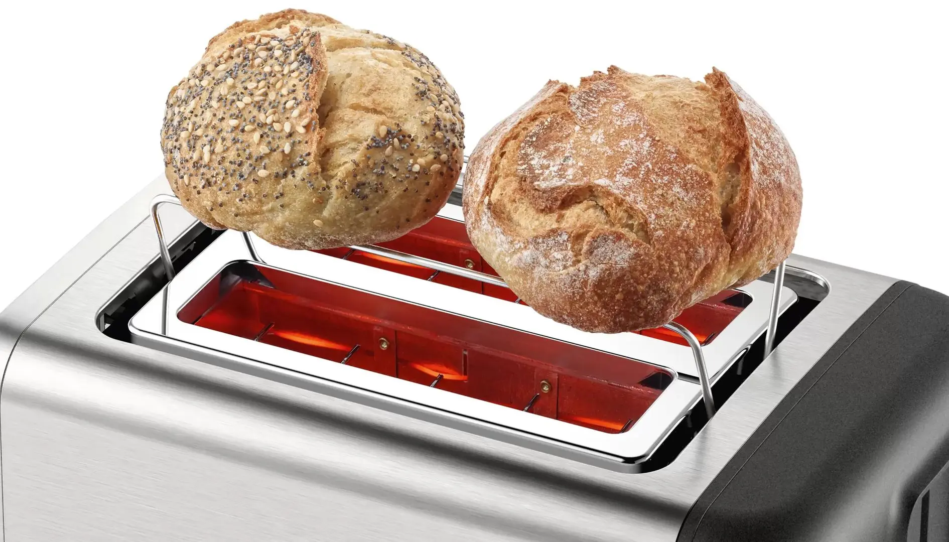 Тостер Bosch DesignLine TAT3P420 (Inox/Black)