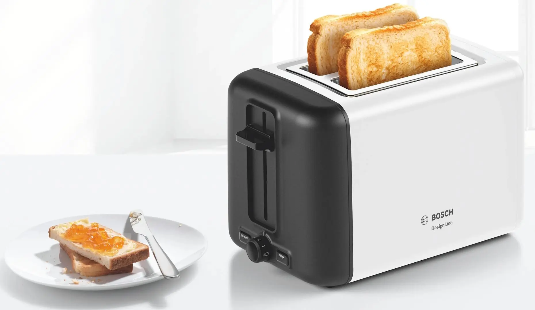 Toaster Bosch DesignLine TAT3P421 (White)
