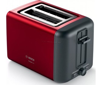 Toaster Bosch DesignLine TAT3P424 (Red/Black)