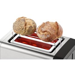 Toaster Bosch DesignLine TAT4P420 (Inox/Black) Thumb