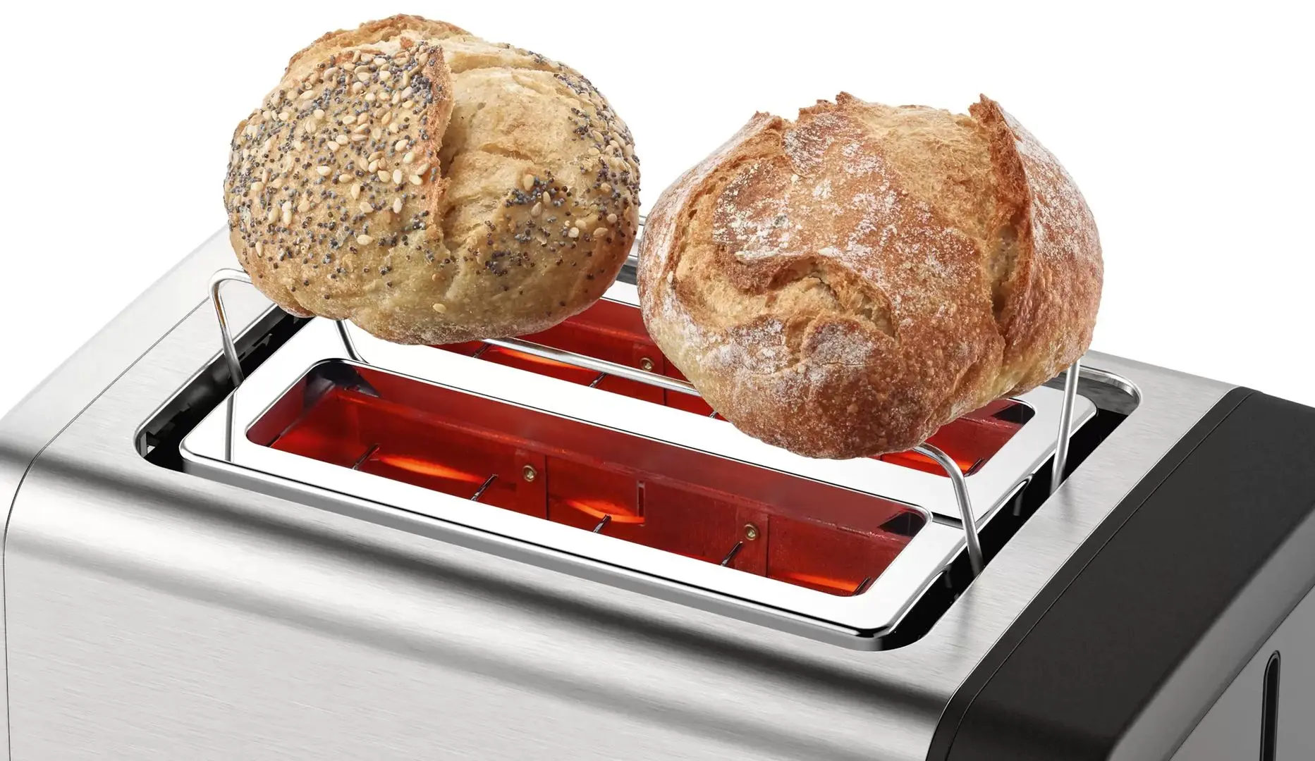 Toaster Bosch DesignLine TAT4P420 (Inox/Black) - 7