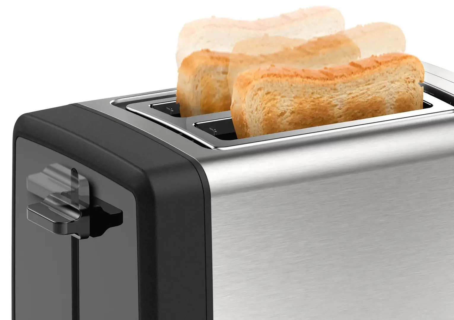 Toaster Bosch DesignLine TAT4P420 (Inox/Black) - 8