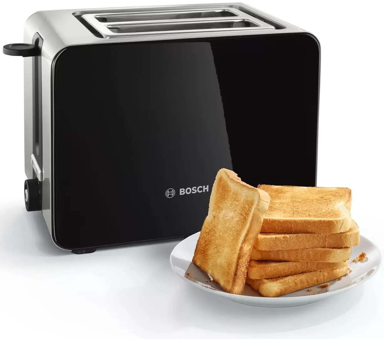 Тостер Bosch TAT 7203 (Black/Inox)