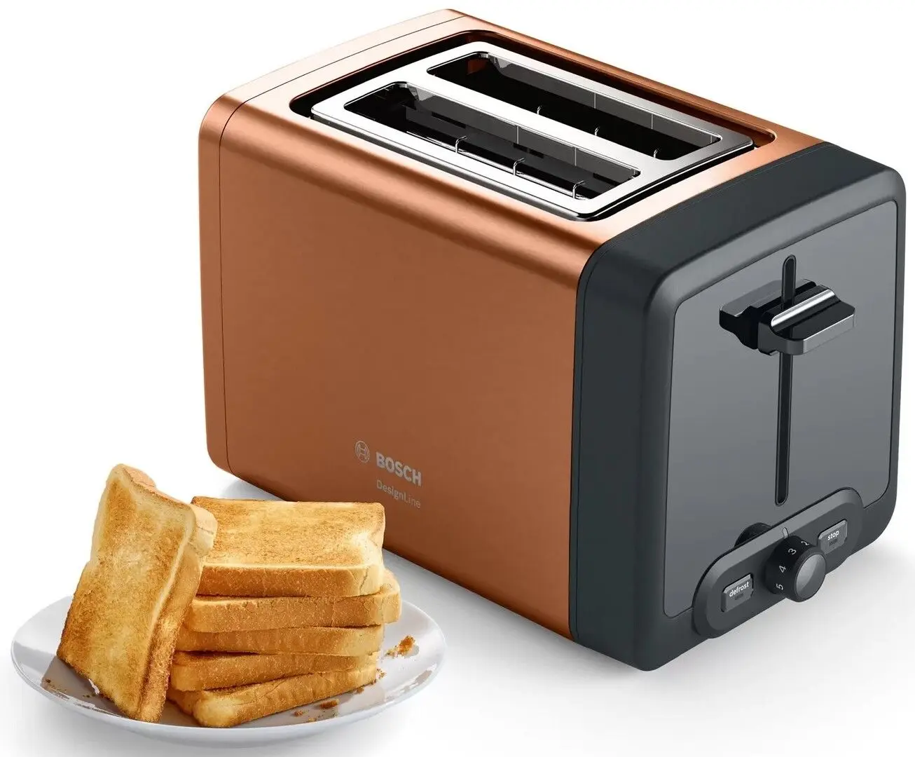 Тостер Bosch TAT4P429 (Black/Brown)