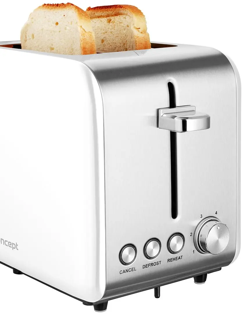 Toaster Concept TE2051 (Inox/White) - 2