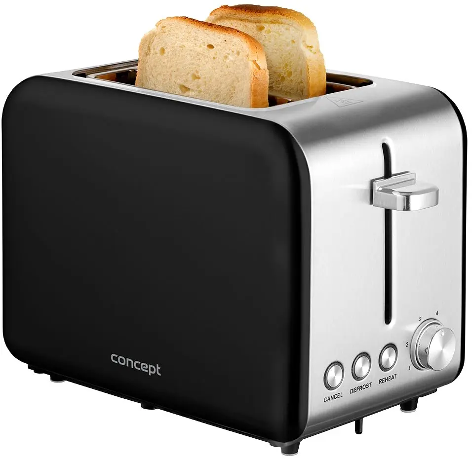 Toaster Concept TE2052 (Black/Inox) - 5