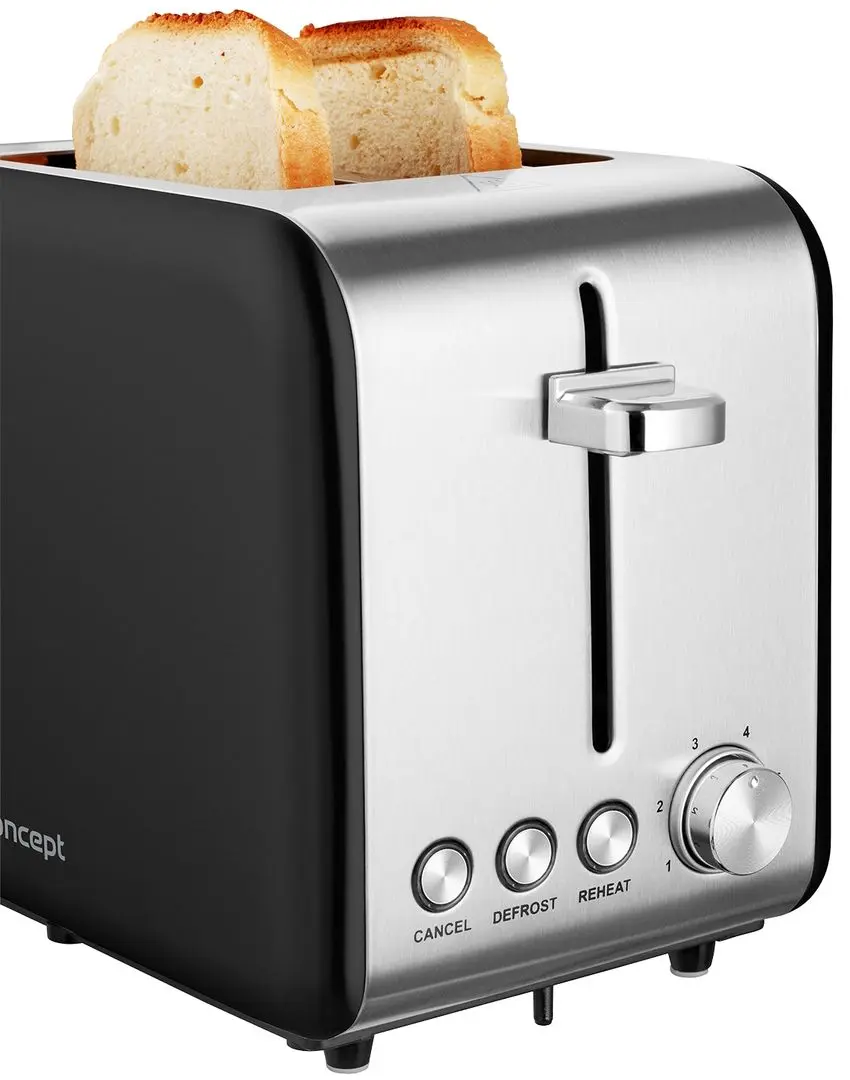 Toaster Concept TE2052 (Black/Inox) - 4