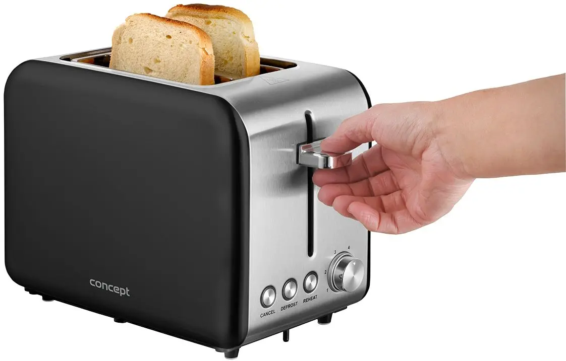 Toaster Concept TE2052 (Black/Inox) - 2