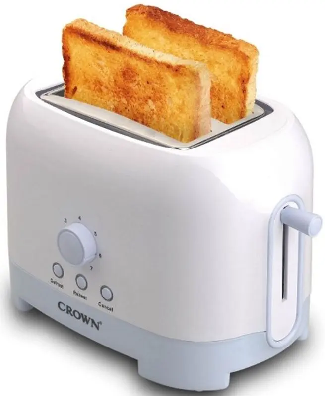 Toaster Crown CT-720BW (White/Blue)