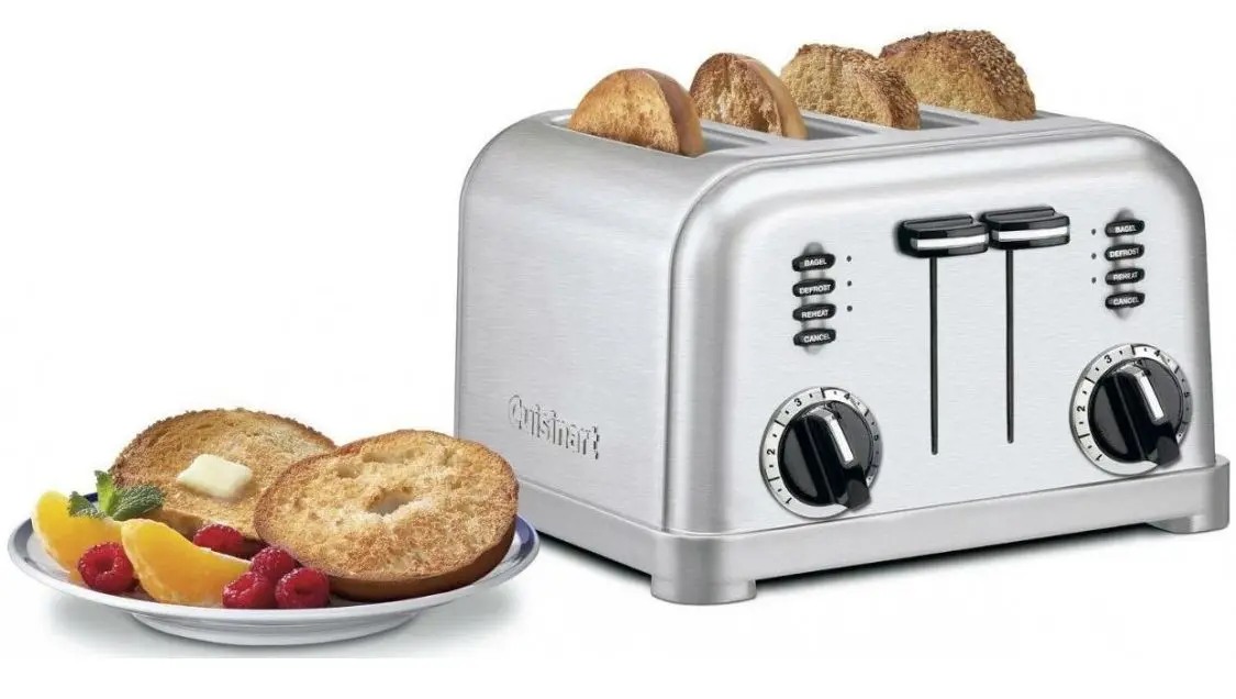 Prajitor de paine Cuisinart CPT180E (Inox) - 3