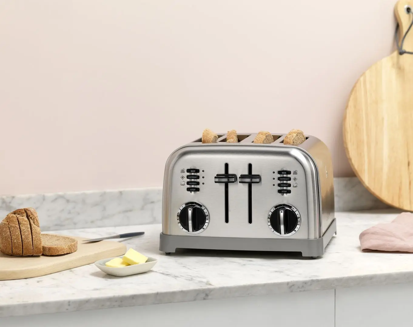 Prajitor de paine Cuisinart CPT180E (Inox) - 4