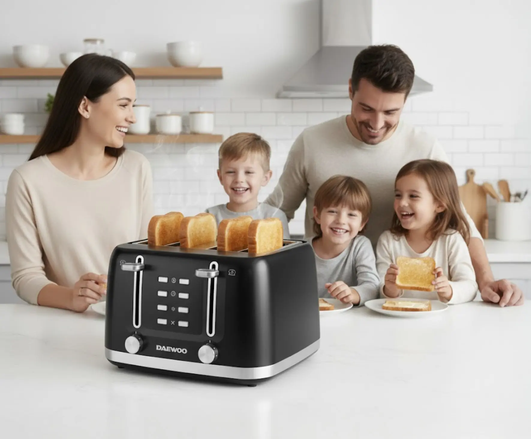 Тостер Daewoo SDA DBT4160B (Black) - 3