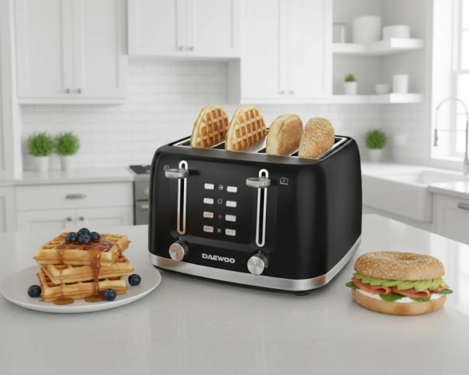 Тостер Daewoo SDA DBT4160B (Black) - 4