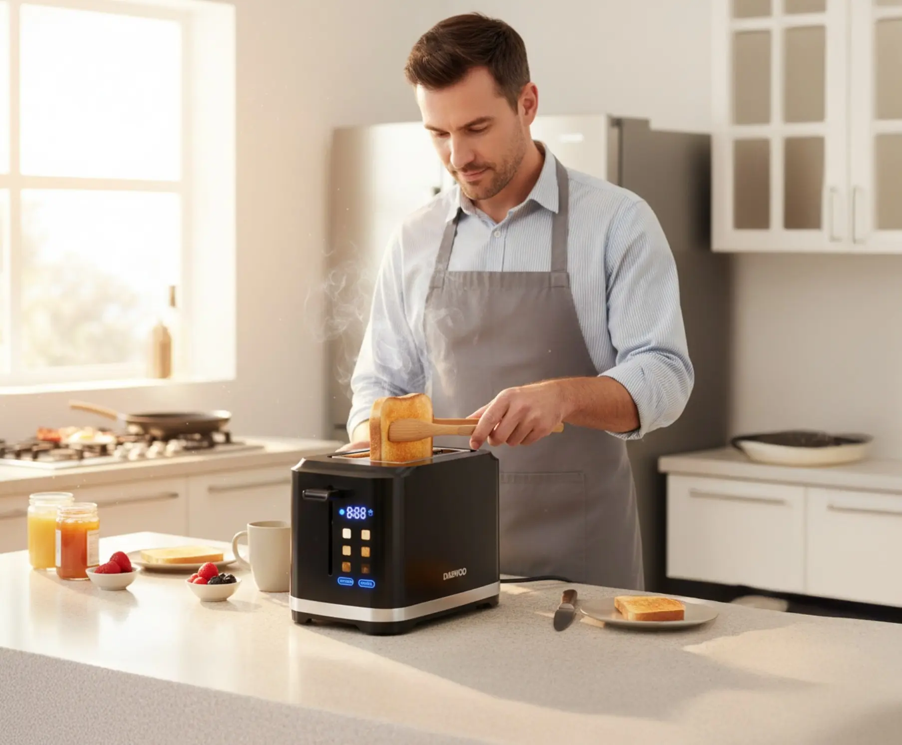 Prajitor de paine Daewoo SDA DBTCT80B (Black) - 4