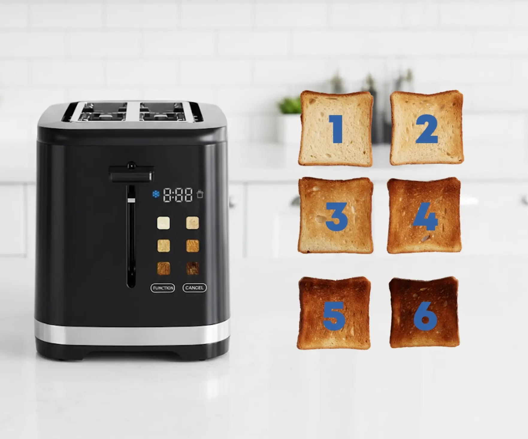 Prajitor de paine Daewoo SDA DBTCT80B (Black) - 6