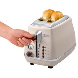 Тостер DeLonghi CTOV 2103 BG (Beige) Thumb