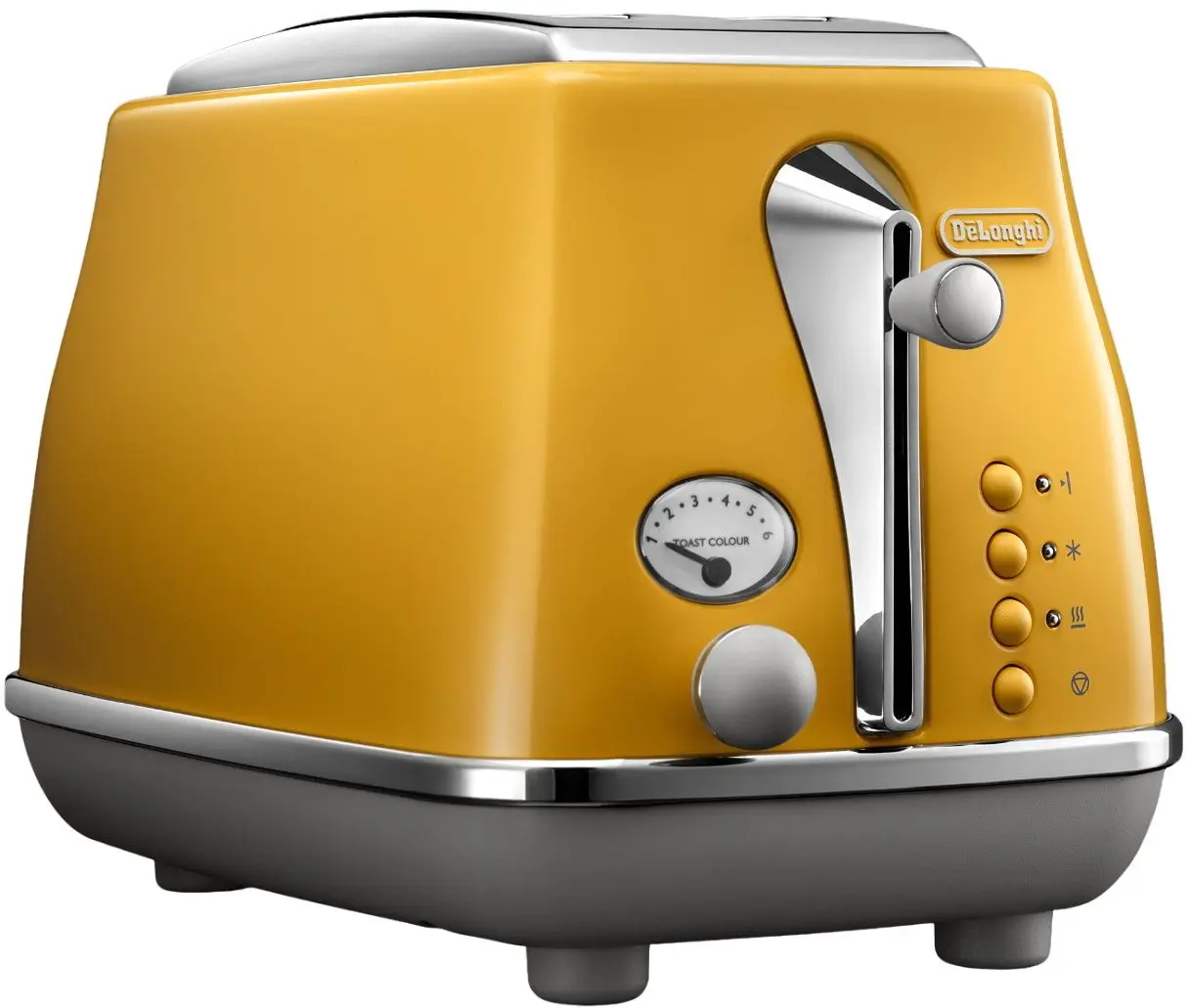 Тостер DeLonghi Icona Capitals CTOC2103.Y (New York Yellow)