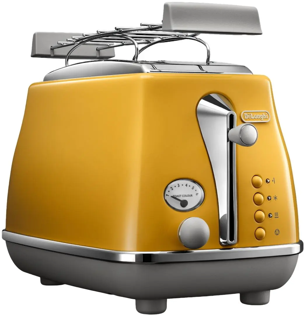Тостер DeLonghi Icona Capitals CTOC2103.Y (New York Yellow)