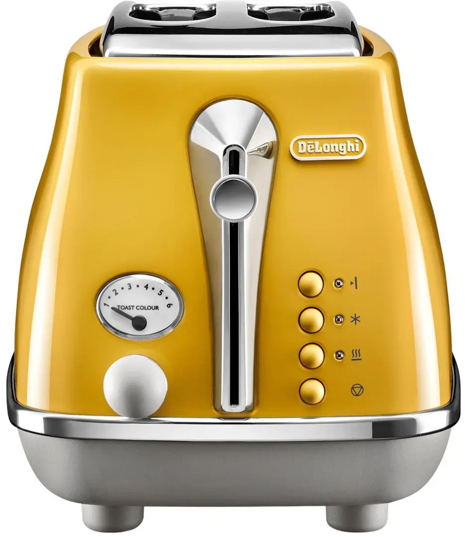 Тостер DeLonghi Icona Capitals CTOC2103.Y (New York Yellow)