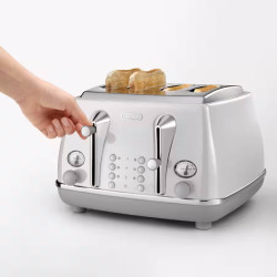 Тостер DeLonghi Icona Capitals CTOC4003W (White) Thumb