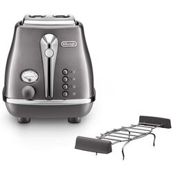 Тостер DeLonghi Icona Metallics CTOT2103.GY (Grey) Thumb