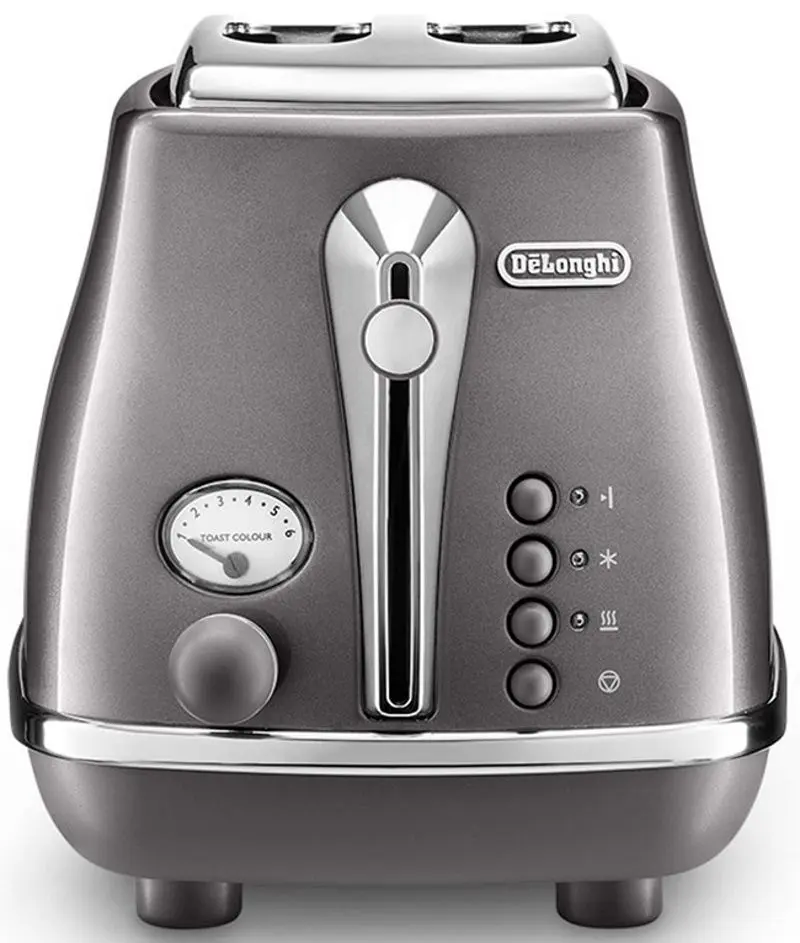 Тостер DeLonghi Icona Metallics CTOT2103.GY (Grey)
