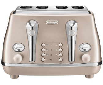 Тостер Delonghi Icona Metallics CTOT4003.BG (Beige)